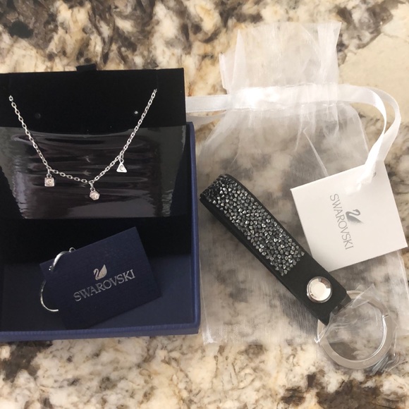 Swarovski Jewelry - Necklace and keychain